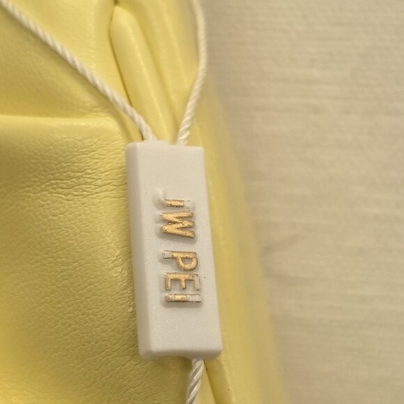 JW Pei Womens Gabi Ruched Hobo Top Handle Small Shoulder Bag Butter Yellow - Picture 3 of 10